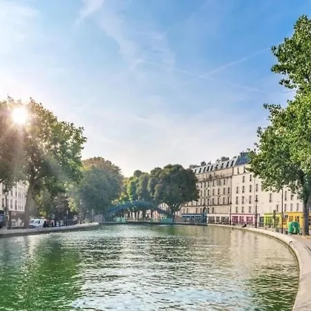 Bright Flat With Terrace & Vue On Canal St Martin Apartman